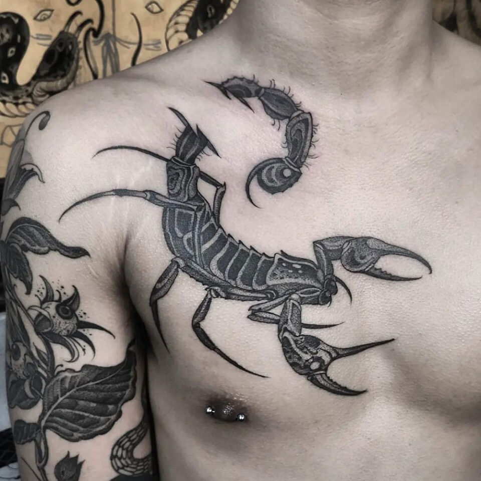 Scorpion Tattoo Source @obenism via Instagram