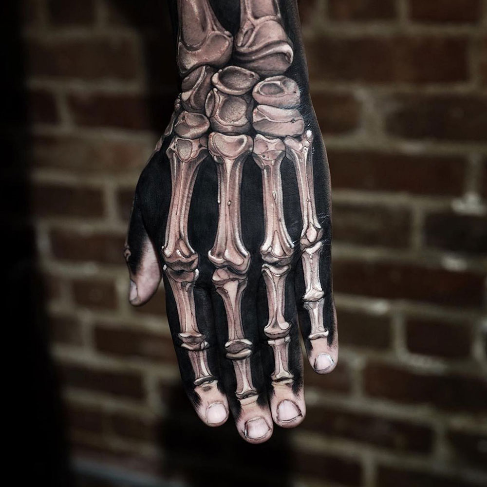 Skeleton Hand Meaningful Tattoo
