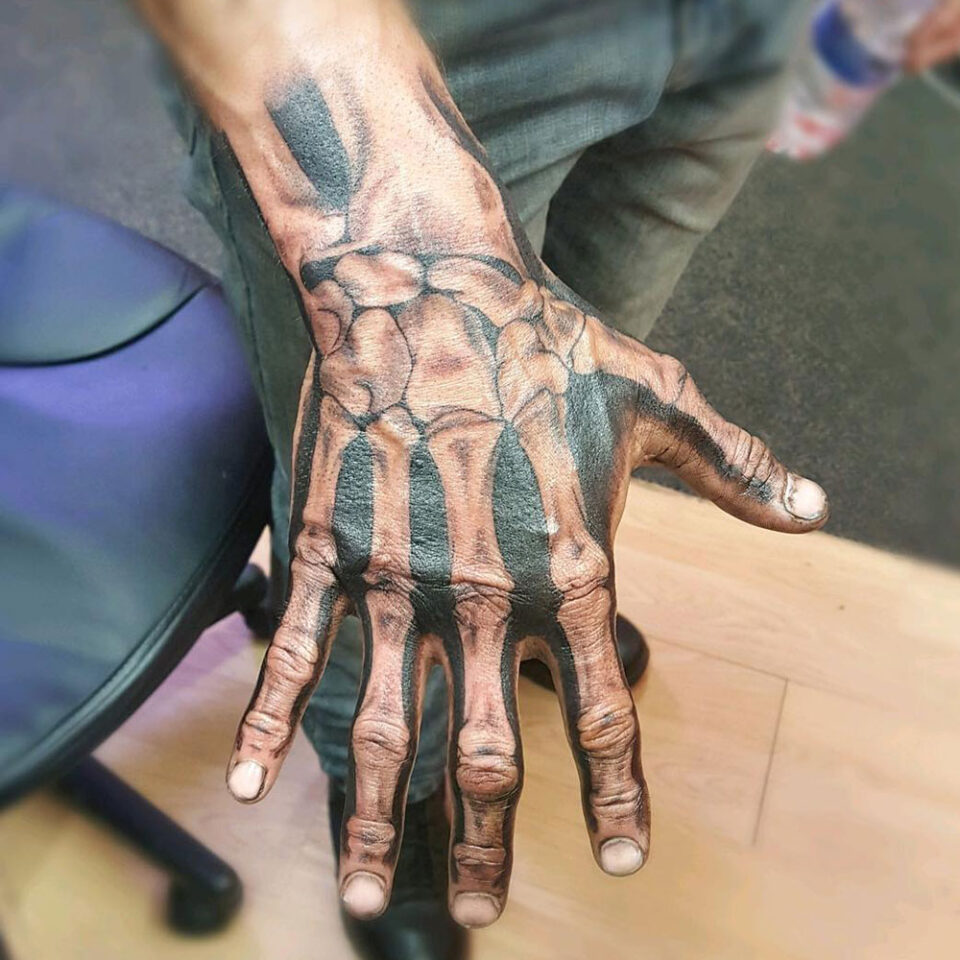 Skeleton Hand Meaningful Tattoo