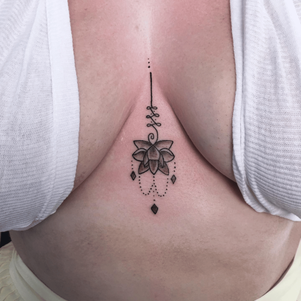 Small Sternum Meaningful Tattoo Source @tattoo_paradise_sri_lanka via Instagram