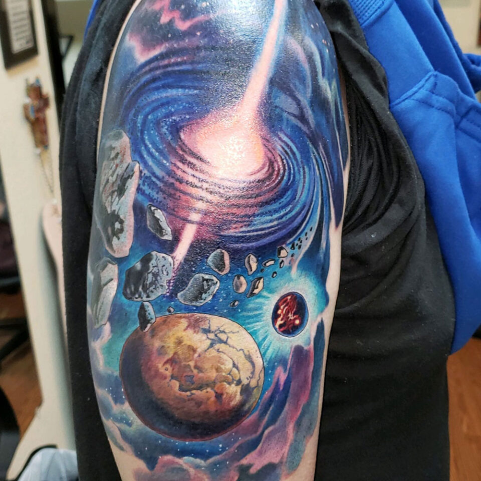 Space Meaningful Tattoo