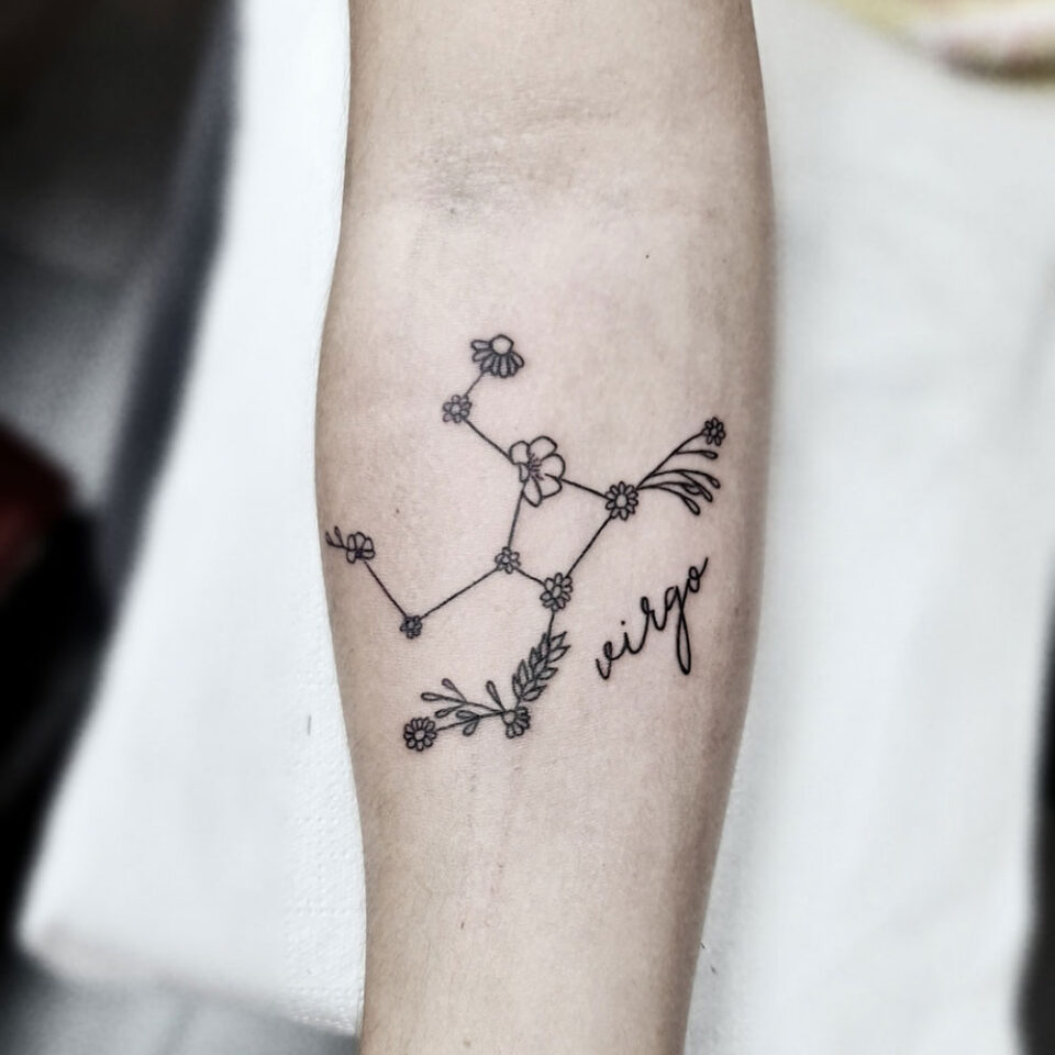Starsign Tattoo Source @alanaitattoo via Instagram