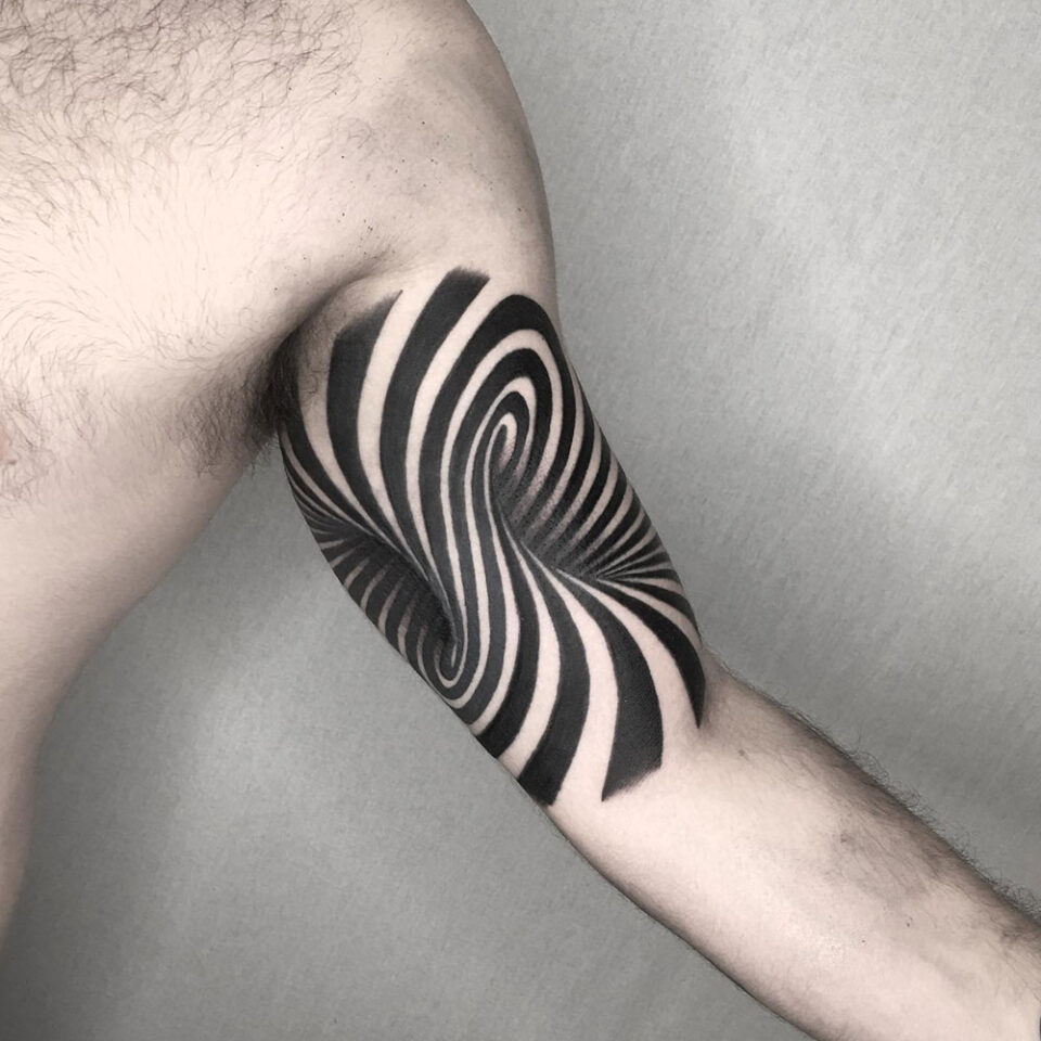 Swirls Sleeve Tattoo