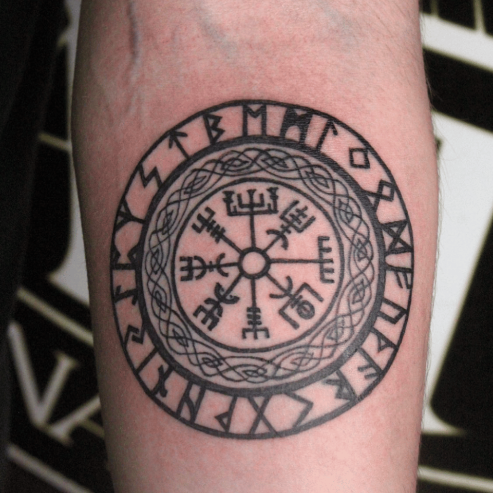 Viking Symbol Meaningful Tattoo Source @3pleitattoo via Instagram