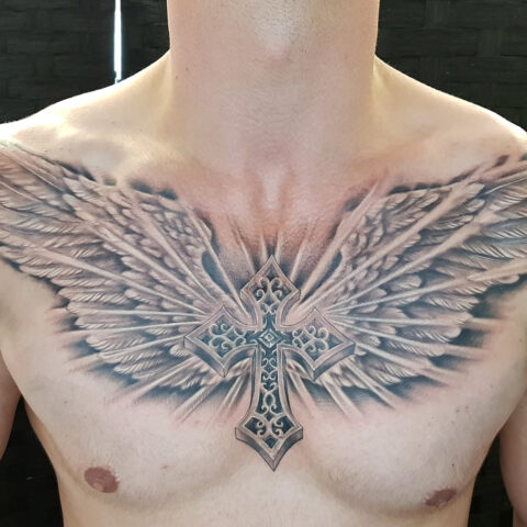 105 Chest Tattoos For Men: Small, Half & Unique Pieces To Get Inspired ...