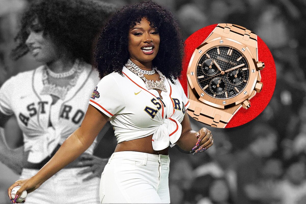Megan Thee Stallion throws steamy first pitch at the Houston