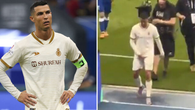 Cristiano Ronaldo In Hot Water After Obscene Gesture In Saudi Arabia