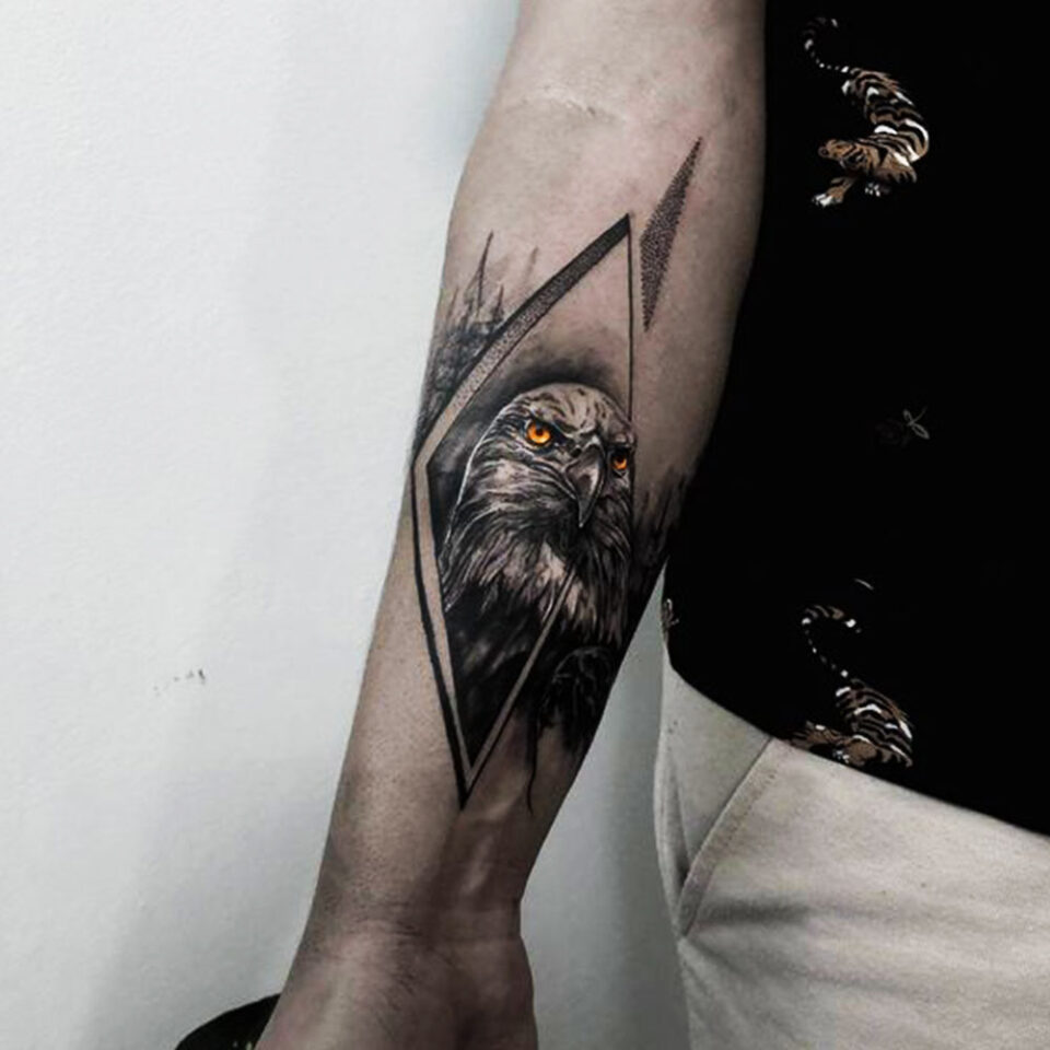 Bateleur Eagle Tattoo