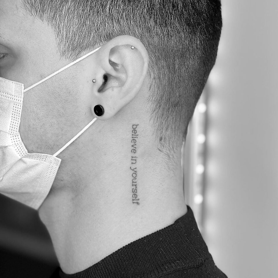 Single Line Tattoos for Men 2023: 70 Unique Designs - DMARGE