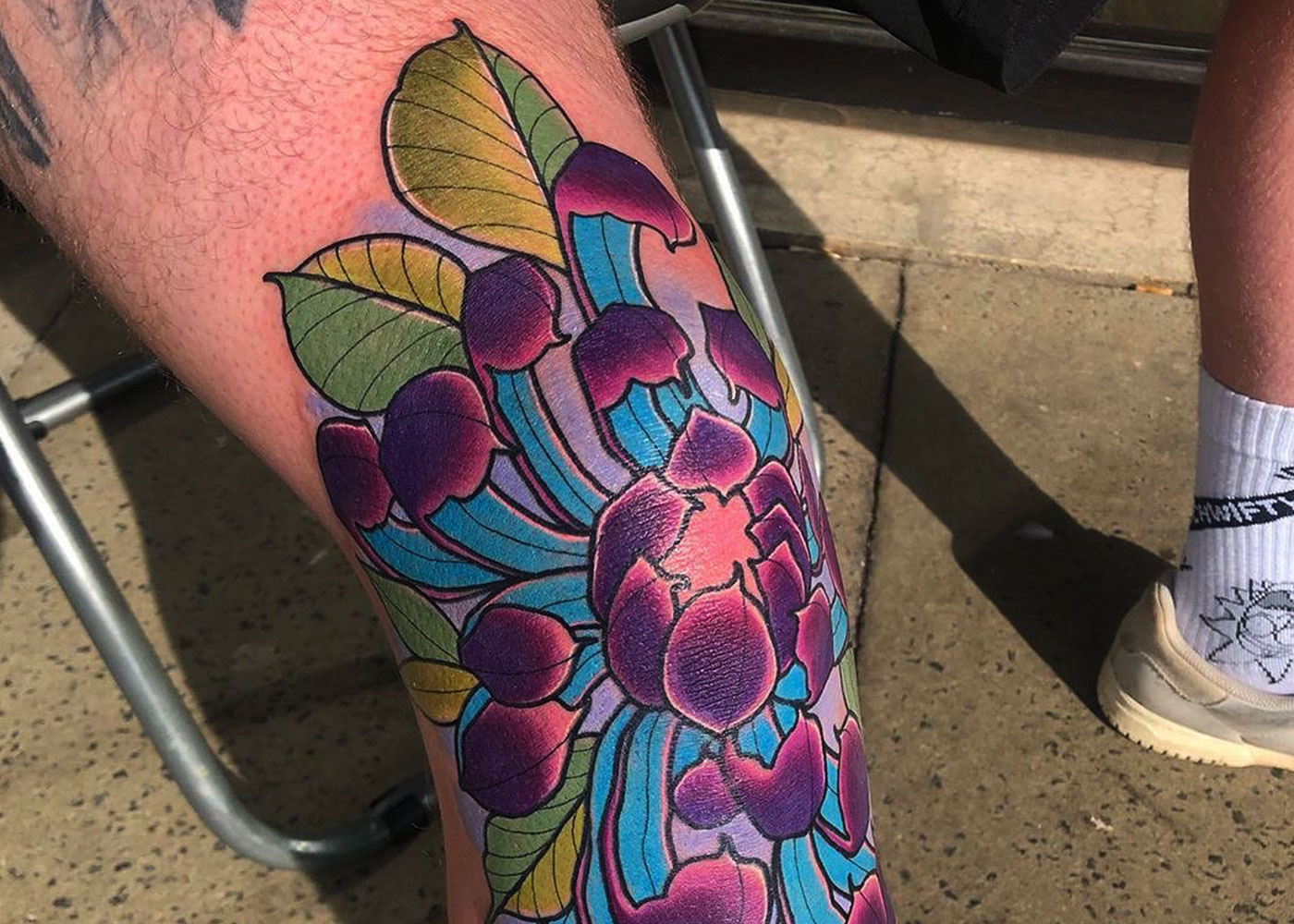 Beautiful Flower Sleeve Tattoo  neartattoos