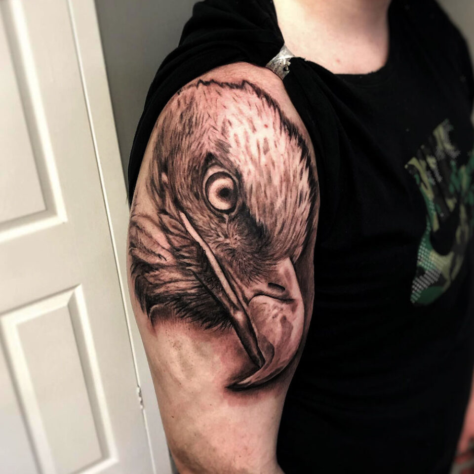 Golden Eagle Tattoo Source SP Tattoos via Facebook