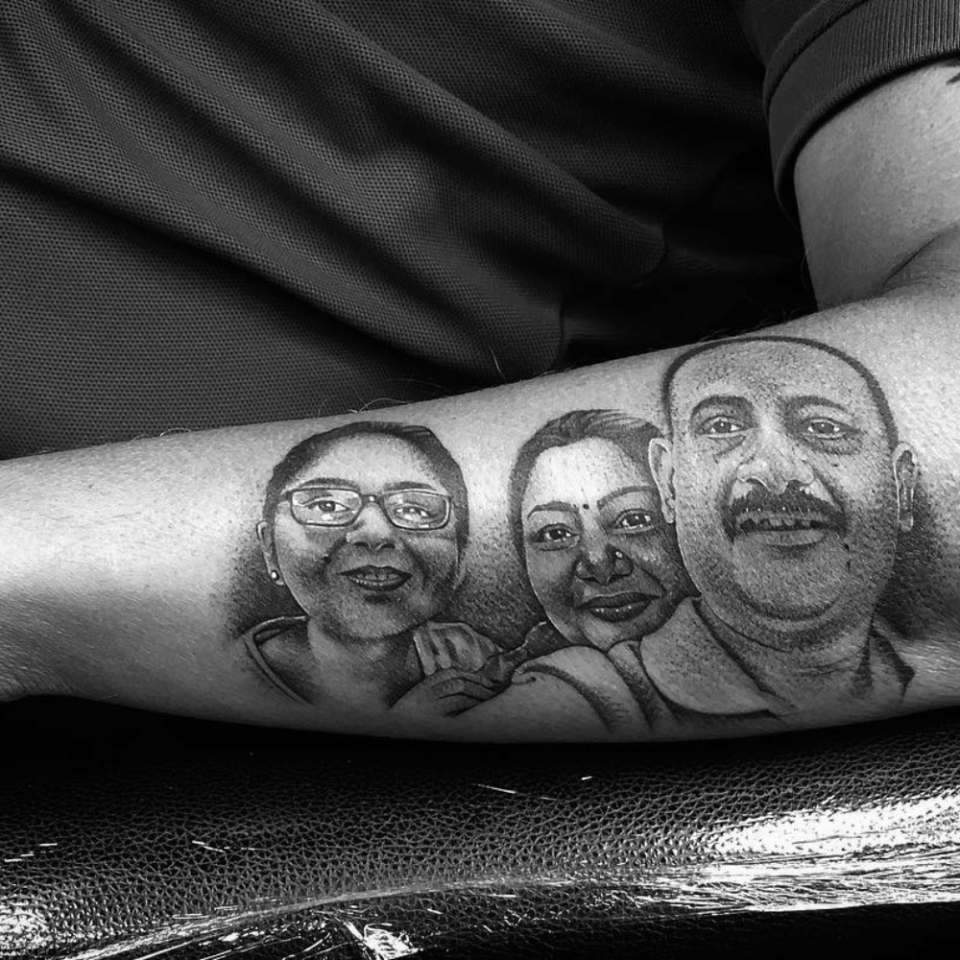 Group Portrait Tattoo Source @tenzintattoos_official via Instagram