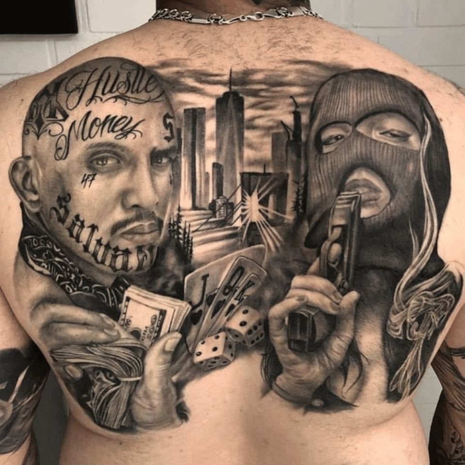 Partner in Crime Portrait Tattoo Source soxy.com