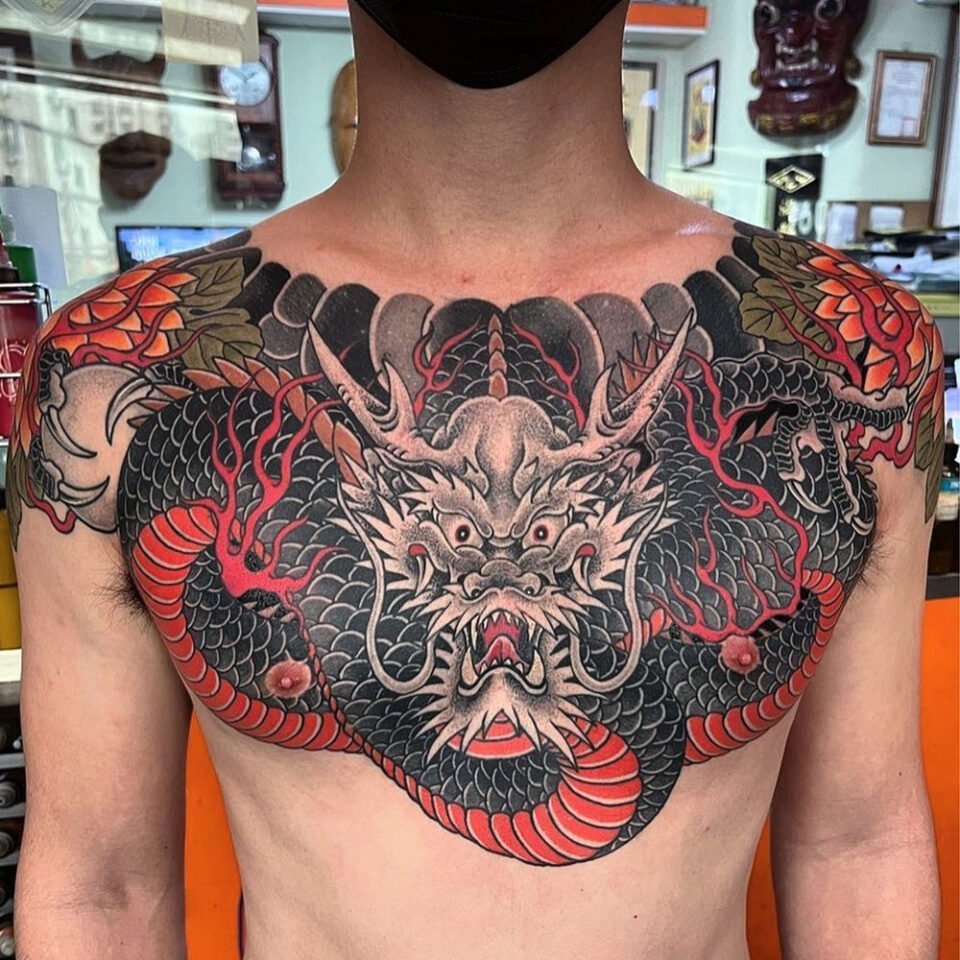japanese tattoos for men dragon｜TikTok Search