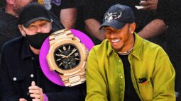 Lewis Hamilton Flexes $300,000 Patek Philippe While Sitting Courtside With Leonardo DiCaprio