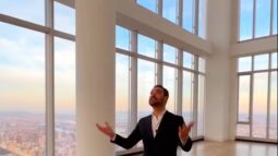 man in worlds most expensive apartment