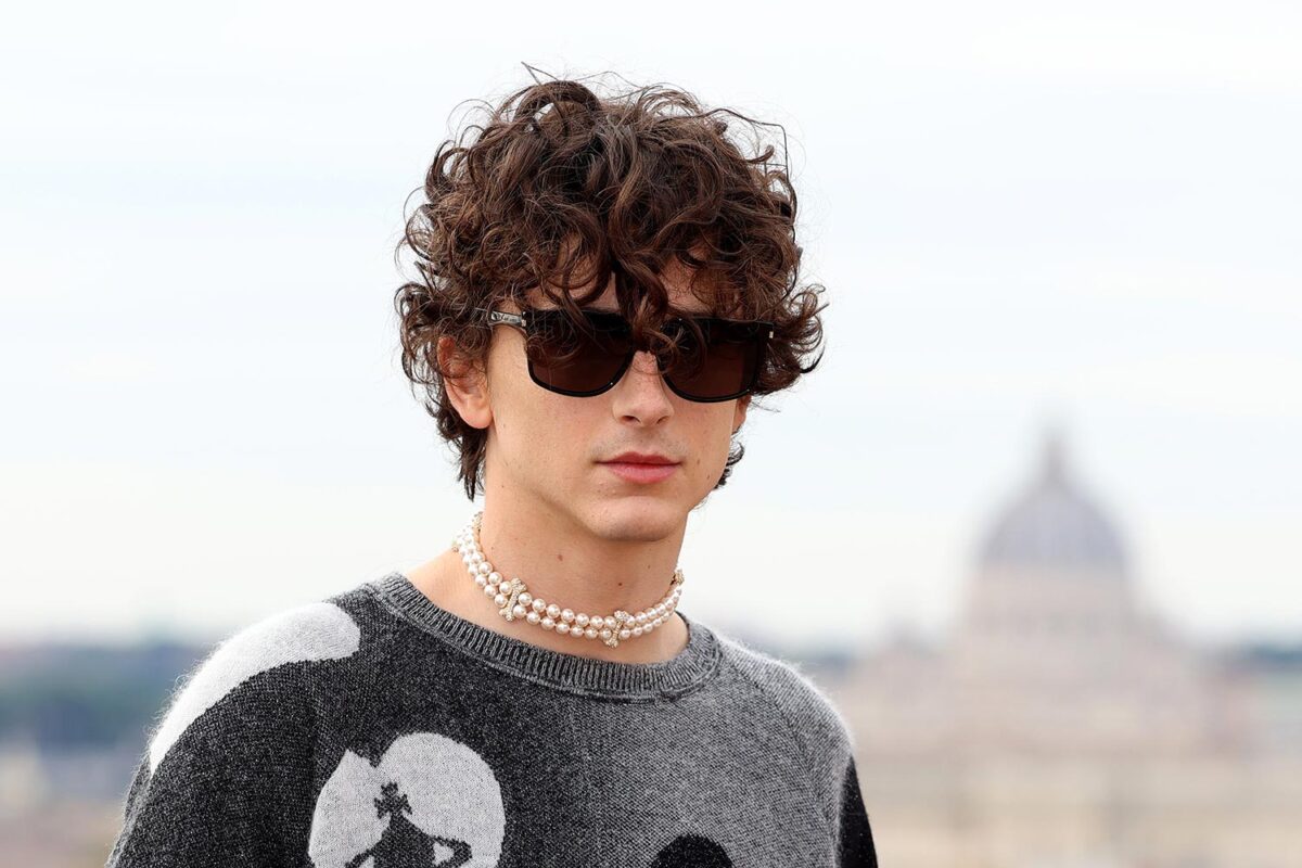 Timothee Chalamet is almost singlehandedly responsible for the rise of the e-boy trim. Image: Getty