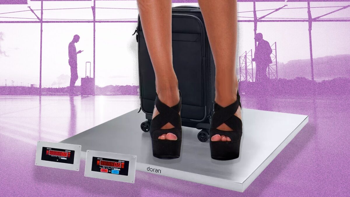 Airline Criticised After Woman Publicly Weighed On Luggage Scale Before Flight