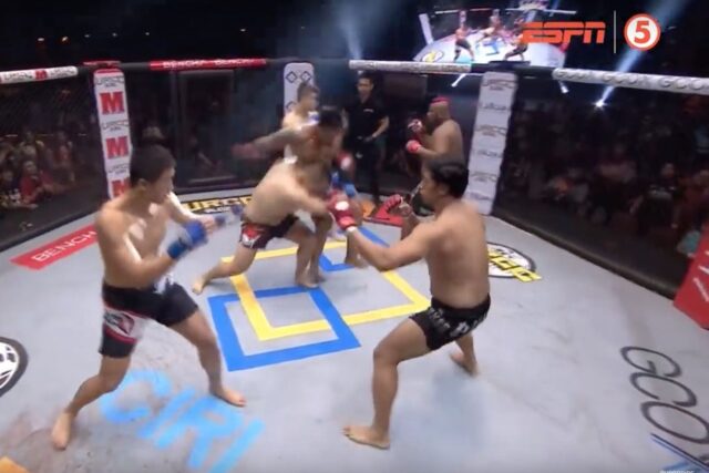 Crazy MMA Mismatch During This 3-On-3 Cage Fight Is The UFC Championship We Need Right Now