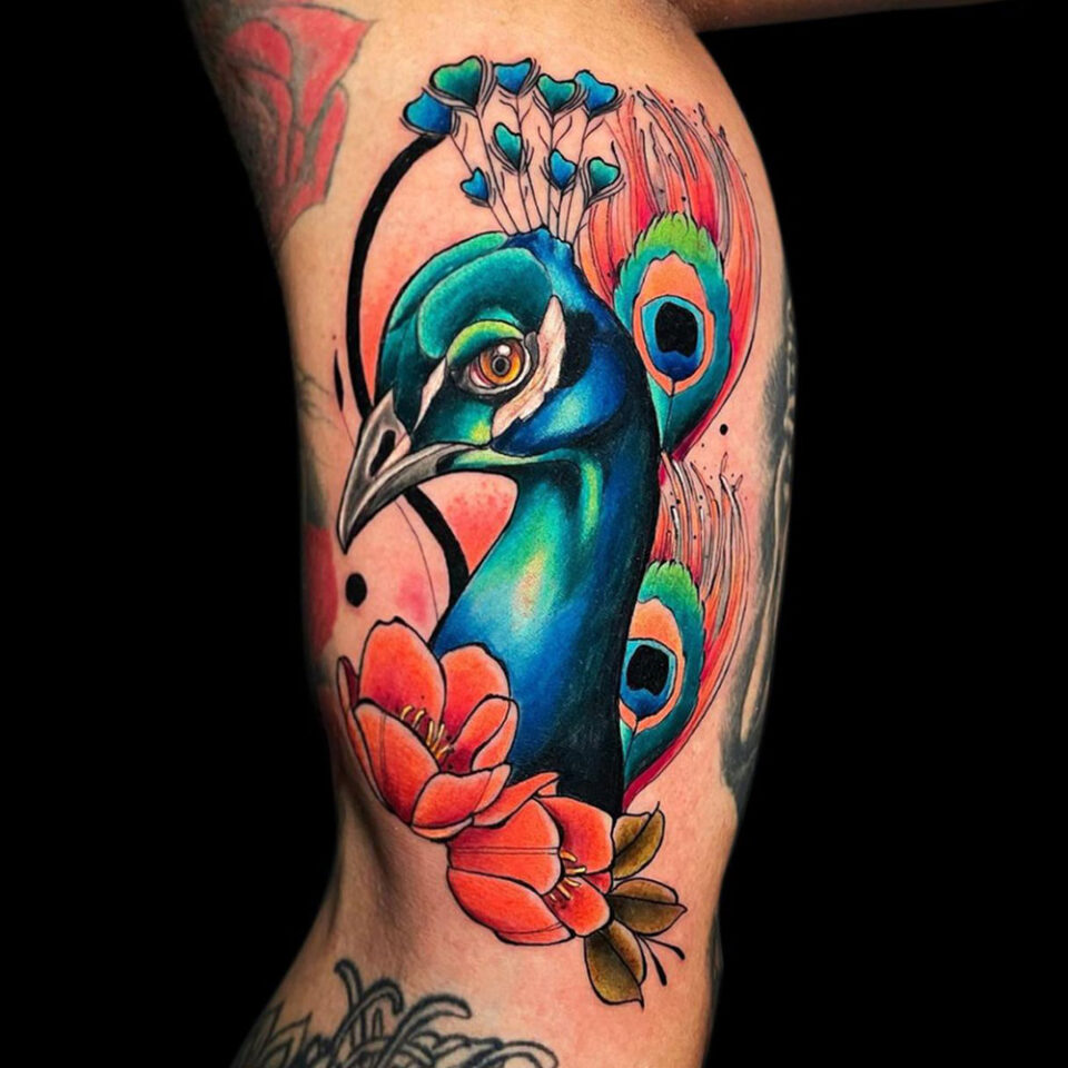 Bird Species Portrait Tattoo Source @V_aranda_tattoo via Instagram