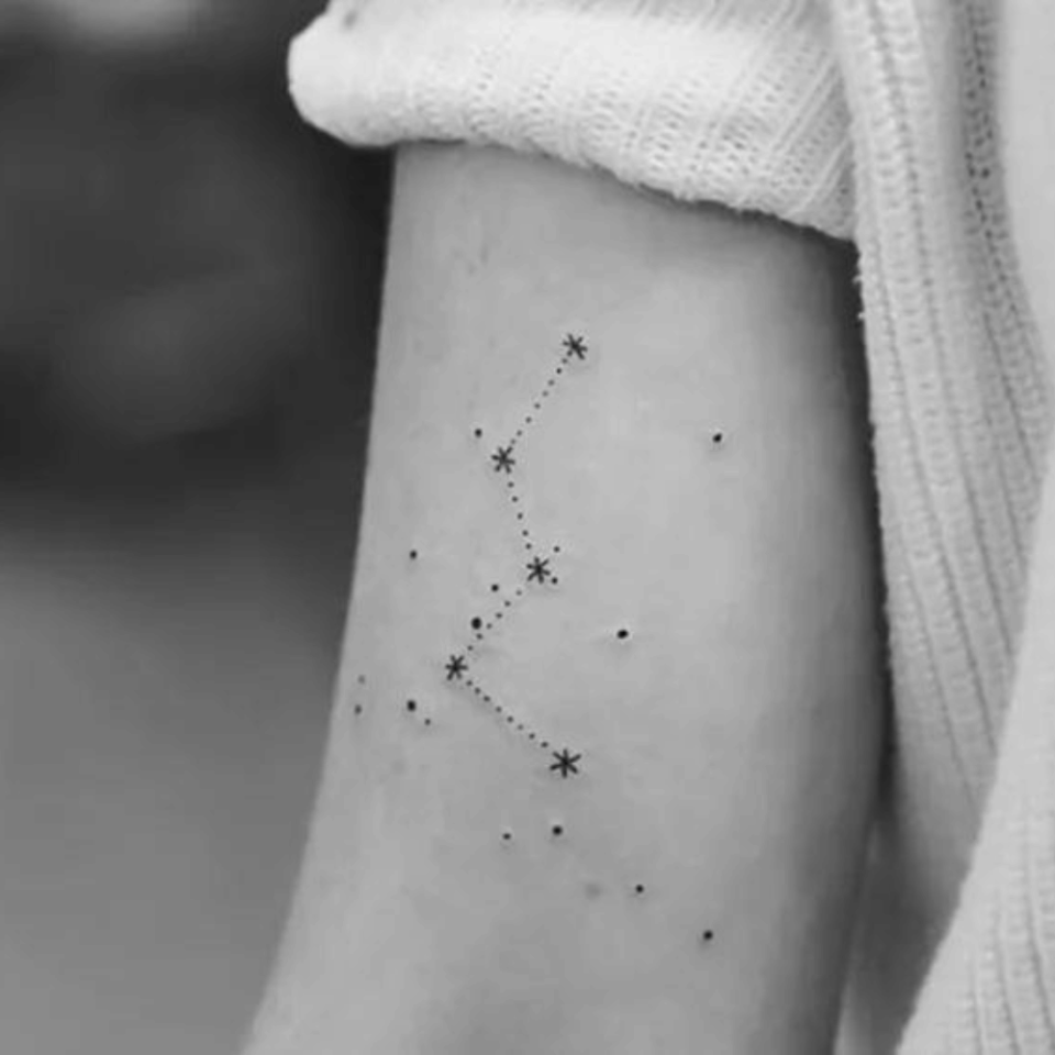 Celestial Alignment Star Tattoo @@BANGBANGNYC via Instagram