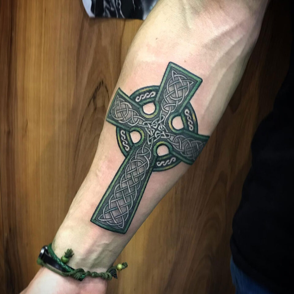 Celtic Cross Religious Tattoo