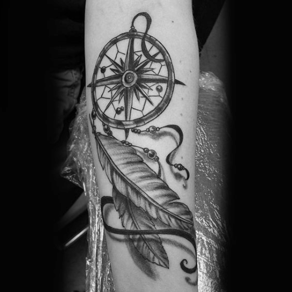 Dreamcatcher Star Tattoo Source @nextluxury.com