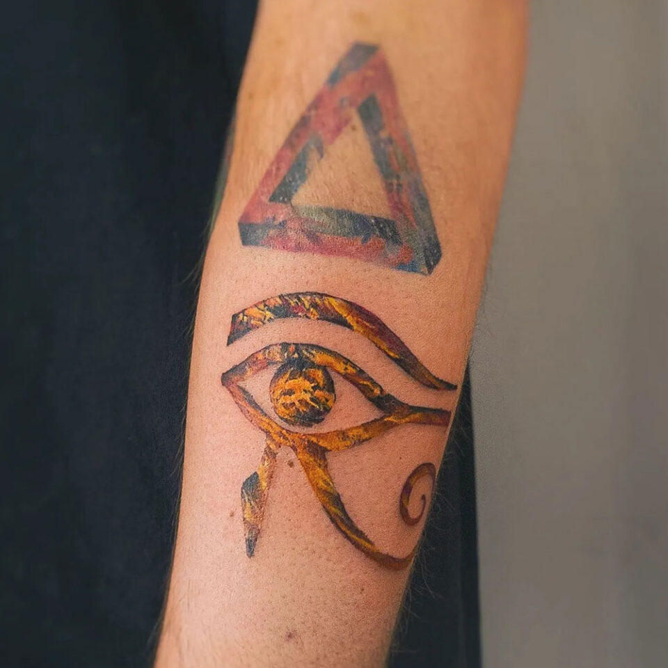 Eye of Horus Religious Tattoo