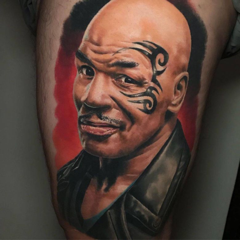 Movie Character Portrait Realism Tattoo SOURCE @OMOMTATTOO