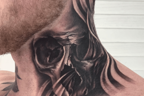 50 Awesome Neck Tattoos For Men In 2023