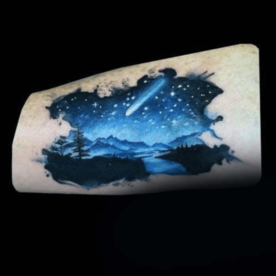 Night Sky Star Tattoo Source_ nextluxury.com