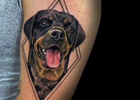 104 Pet Tattoos: Memorial & Portrait Designs To Remember Them