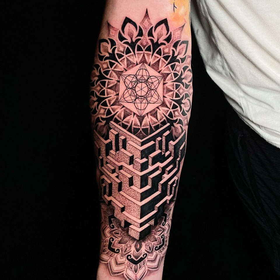 Sacred Geometry Religious Tattoo