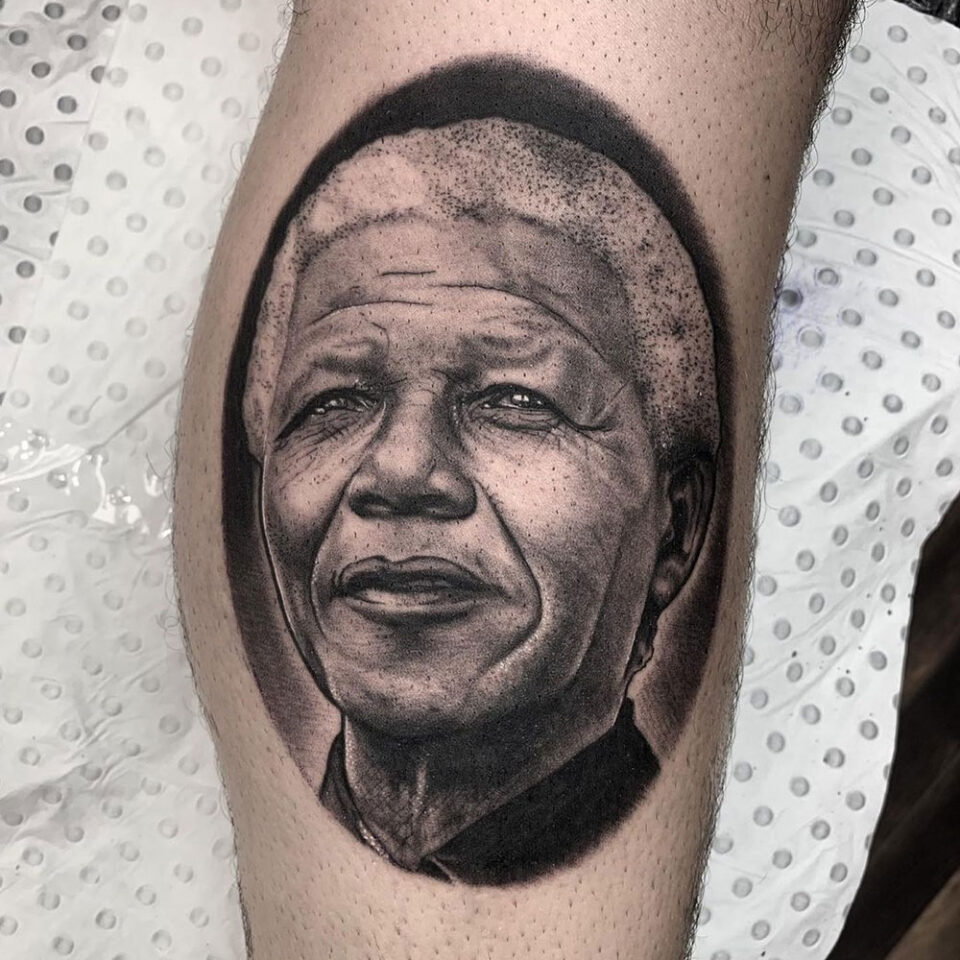World Leader Portrait Tattoo