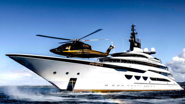 Watch How A $525 Million Superyacht Stows Its Luxury Toys