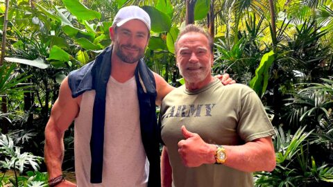 Chris Hemsworth & Arnold Schwarzenegger Team Up For A “Dream” Workout In Blossoming Bromance