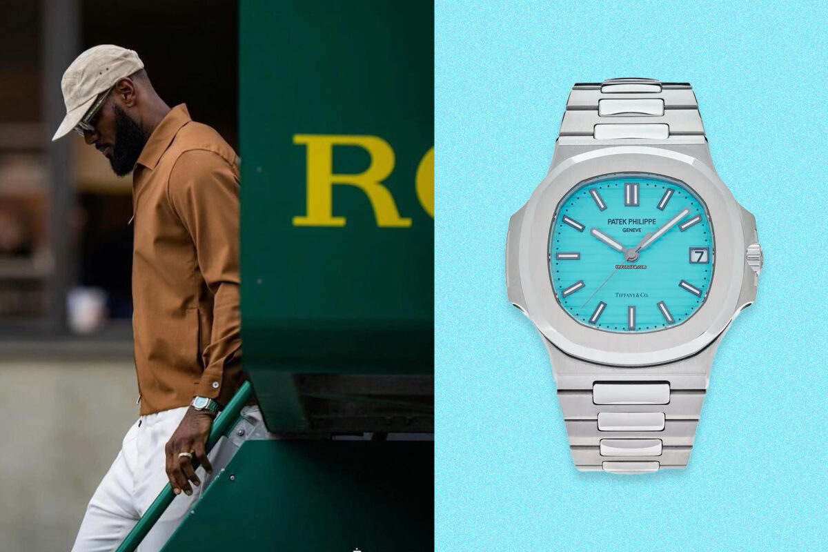 LeBron James Wore a Patek Nautilus With a Tiffany-Blue Dial at Le Mans –  Robb Report