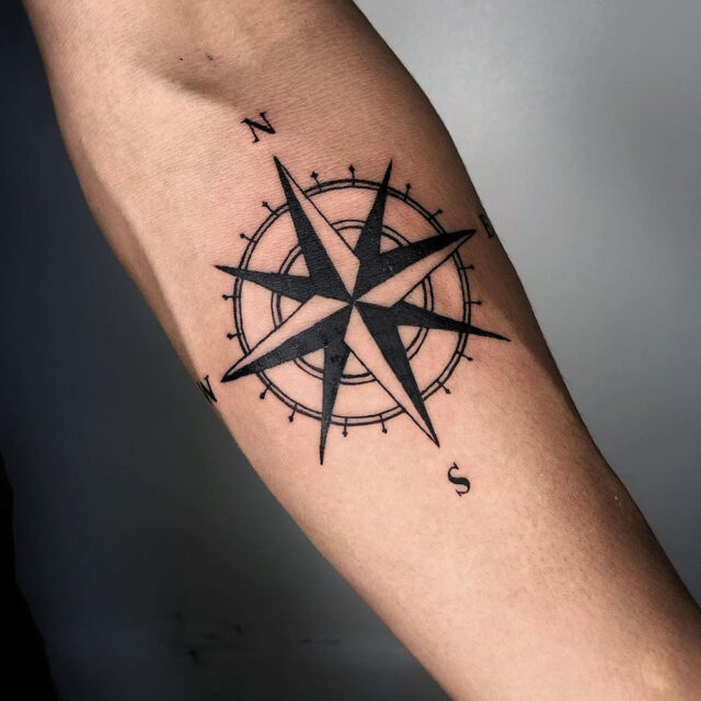 23 Great Compass Tattoo Ideas For Men  Styleoholic
