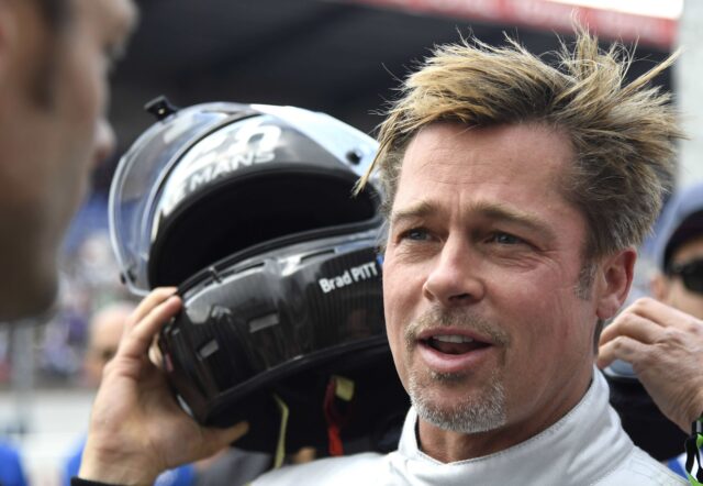 Brad Pitt Takes Over Lewis Hamilton’s Garage For Formula 1 Film This Weekend