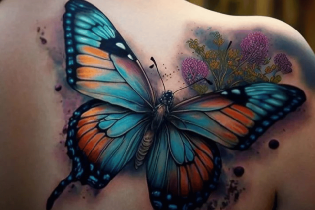 Butterfly Tattoo Designs Source @tattoospot.app via Instagram