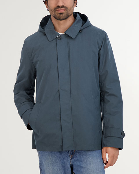 Cole Haan Hooded Rain Jacket