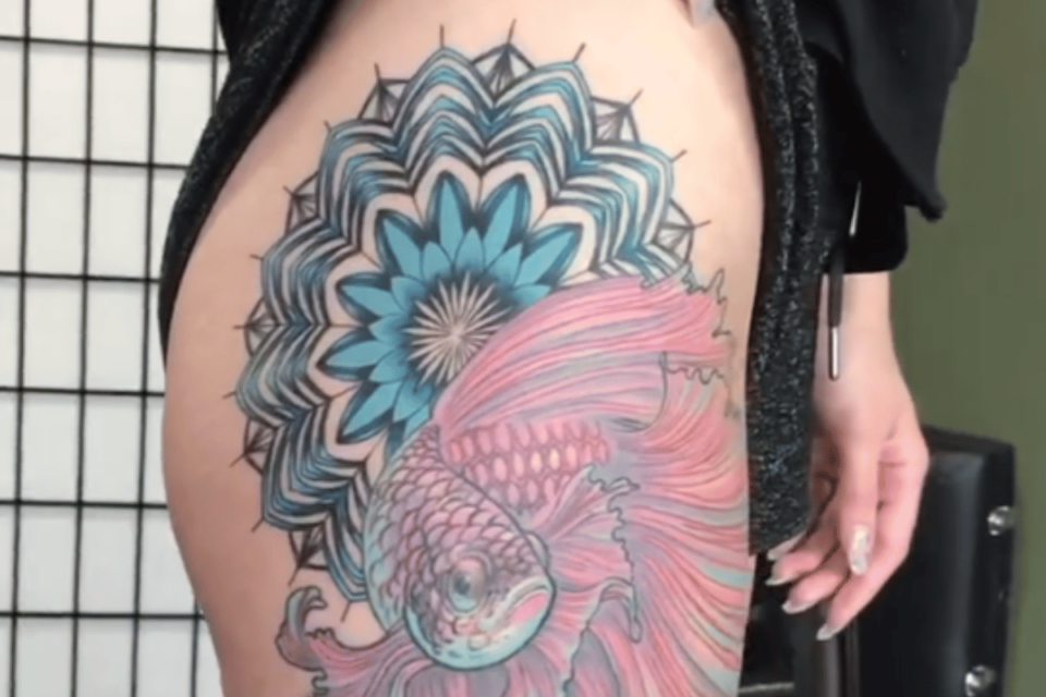 Fish Mandala Tattoo Source @studioarcanum via Instagram