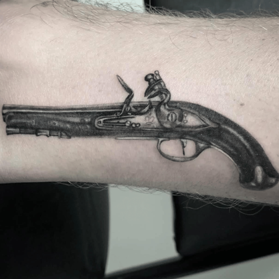 50 Gun Tattoos: Simple, Small, Hand For Men & Women - DMARGE