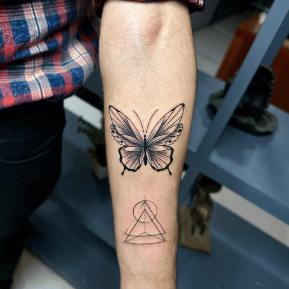 The Game Butterfly Tattoo