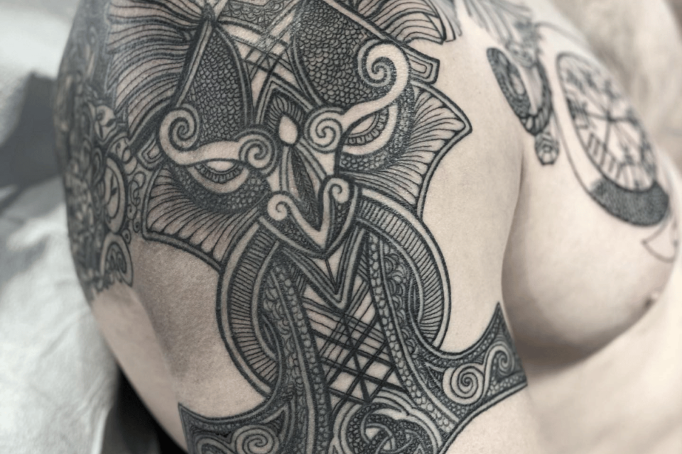 Norse Mandala Tattoo Source @marlolualemana via Instagram