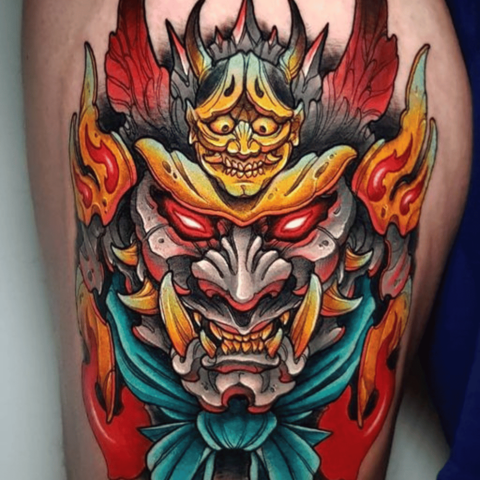 Oni's Power Japanese Tattoo Source @killerink via Facebook