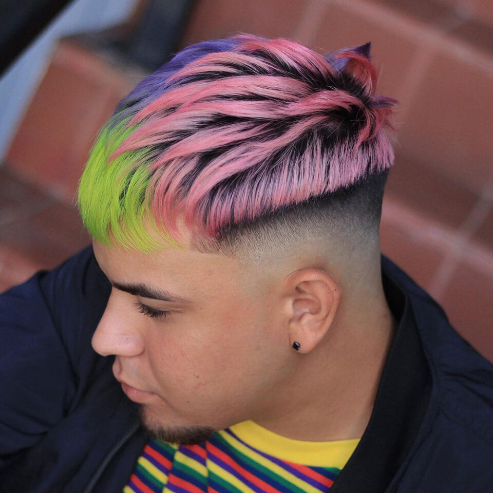 Rainbow Edgar Haircut