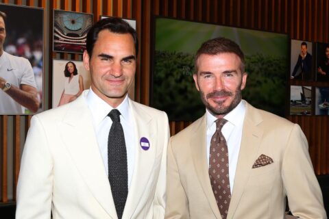 Roger Federer & David Beckham Take Most Stylish Photo Of All Time At Wimbledon