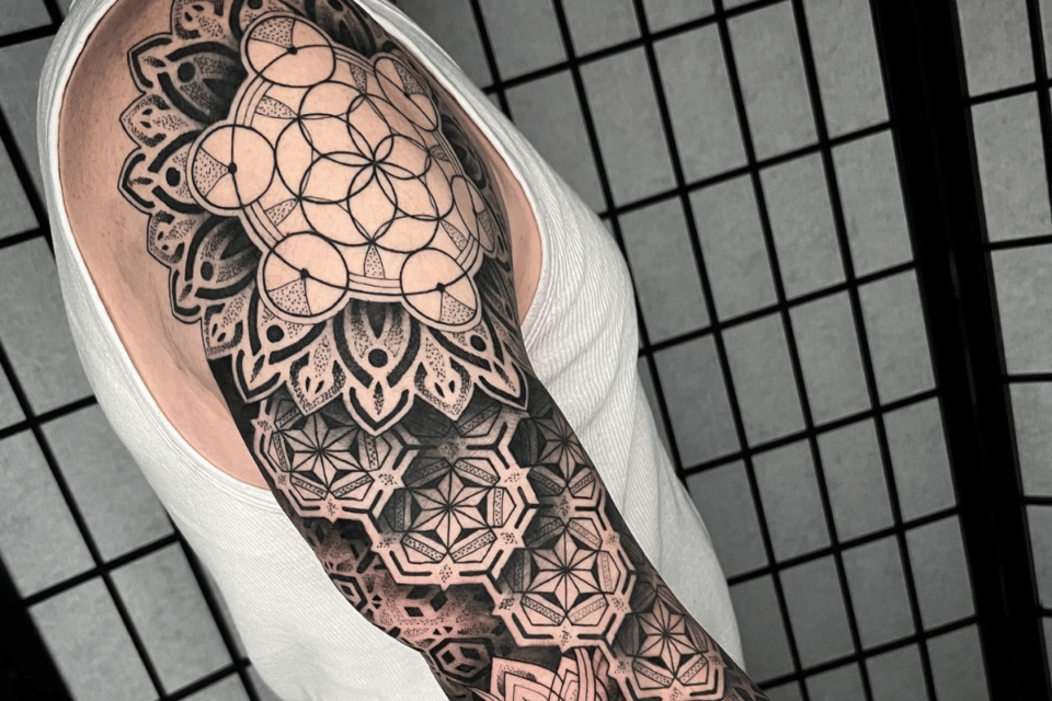 Sun Mandala Tattoo Source @weschetattoo via Instagram