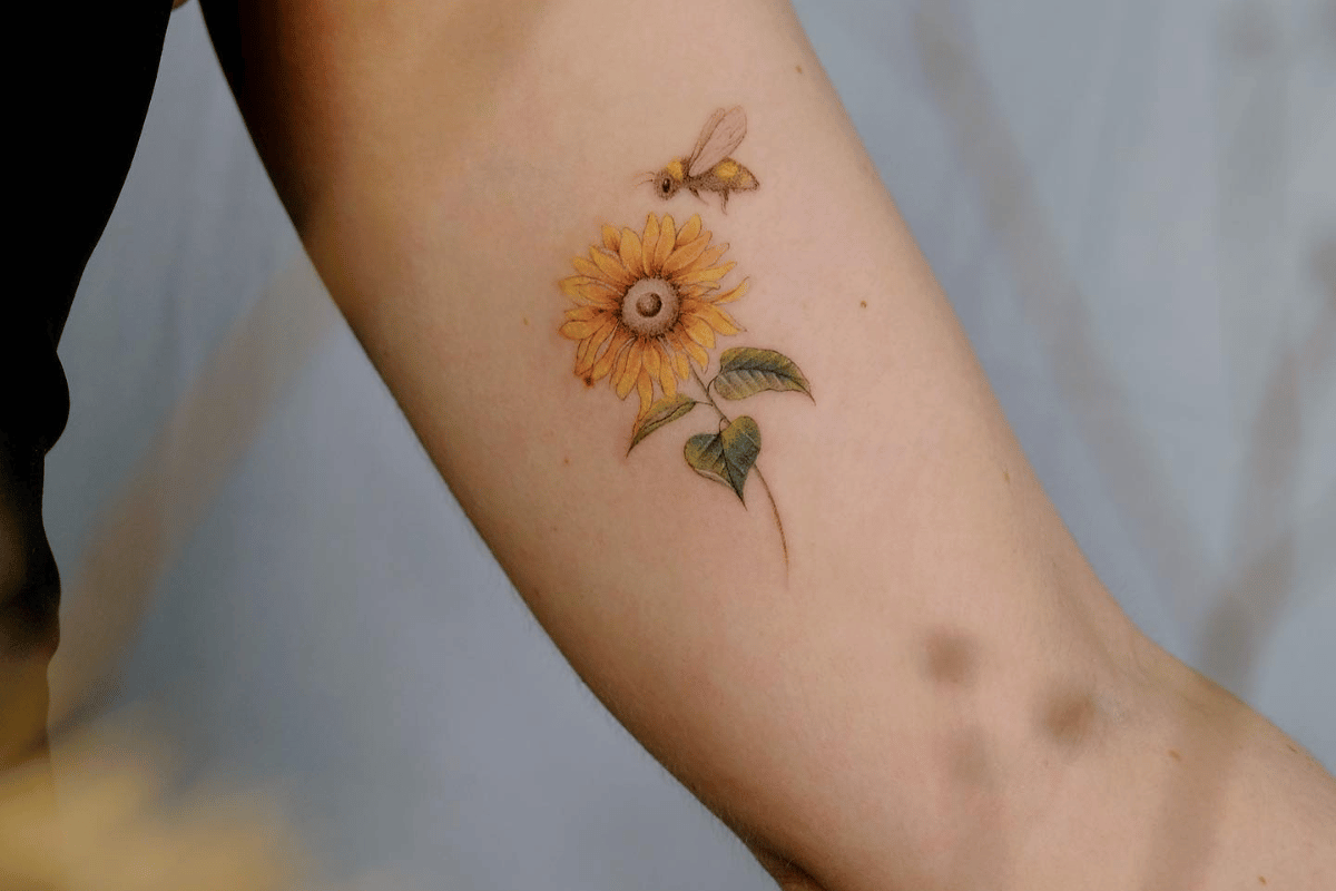 50 Sunflower Tattoo Ideas: Small, Meaningful, and More Designs - DMARGE